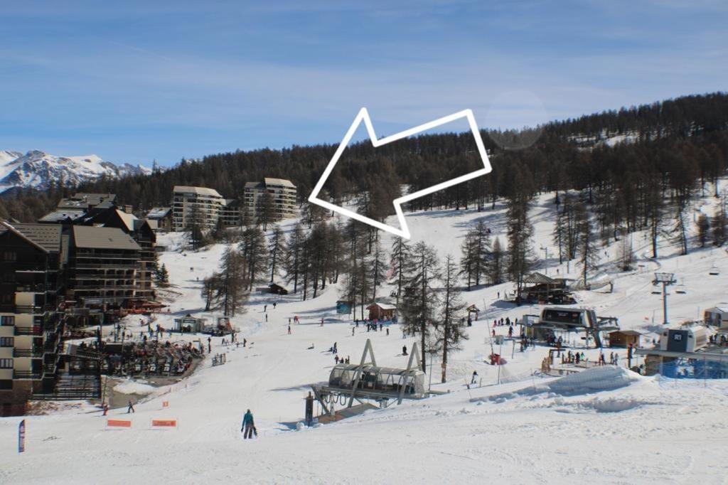 Risoul 1850 - Appart' 4 Personnes Ski Aux Pieds Buitenkant foto